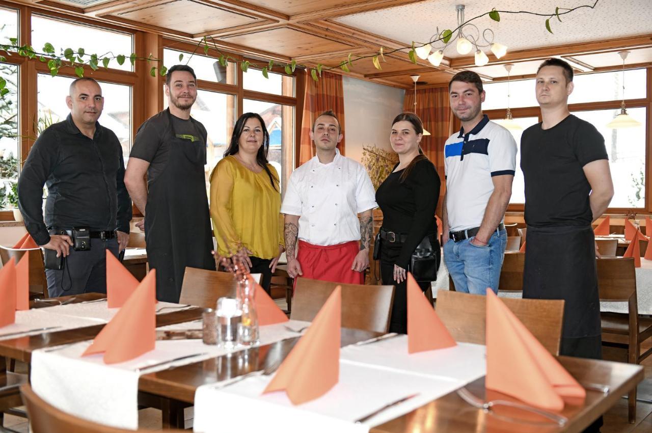 Tre Soli Appartements Restaurant Schoppernau Exterior photo